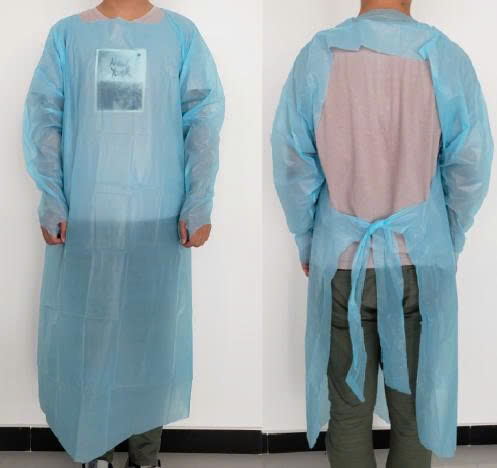 TẠP DỀ DÙNG MỘT LẦN - DISPOSABLE APRON disposabale apron 2